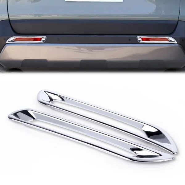 ABS Chrome Fog‑Light Reflector Trim (Toyota RAV4 2019‑24)