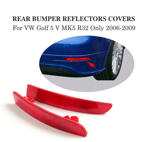 Model‑Specific Rear Bumper Reflector Trim (for VW Golf Mk5)
